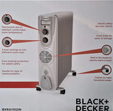 Black & Decker Oil Filled Room Heater BXRA1302IN